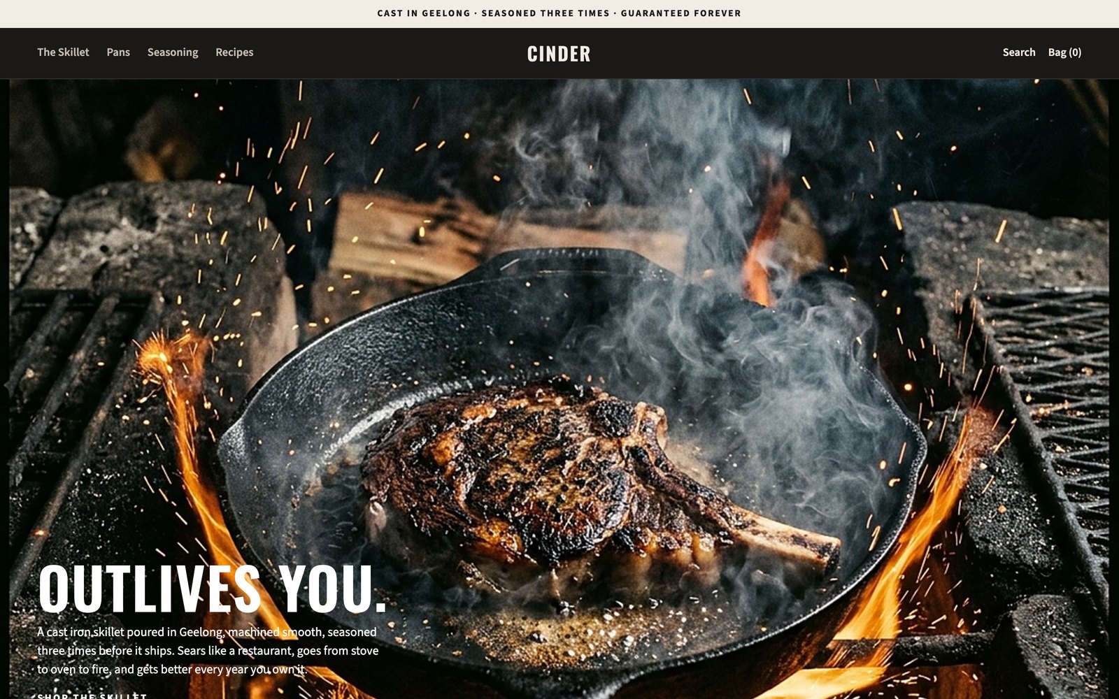 Cinder homepage