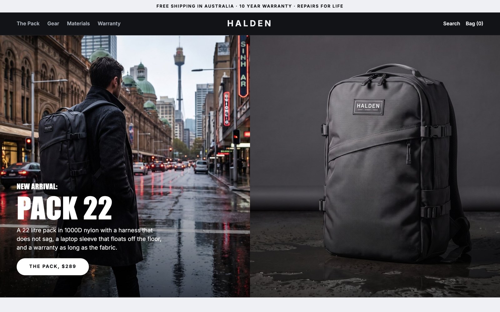 Halden homepage