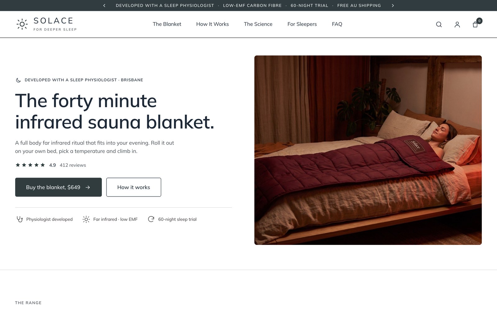Solace homepage